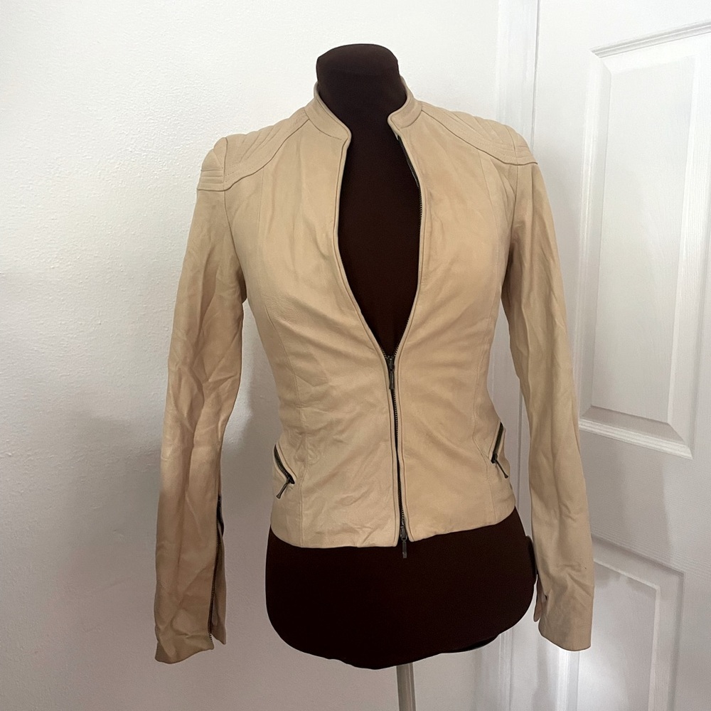 Custom made - design - Real soft leather jacket made one of a kind